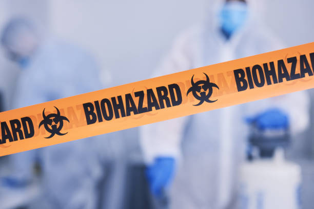 Professional Infectious Disease Decontamination technician working in East Flat Rock, NC